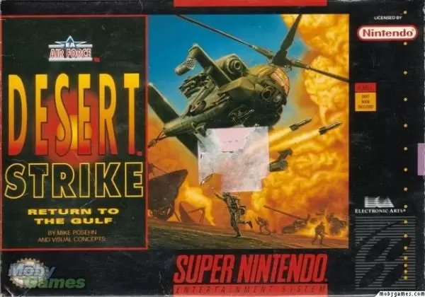 Jeux Super Nintendo - Desert Strike - Return to the Gulf