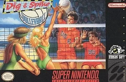 Super Famicom Games - Dig & Spike Volleyball