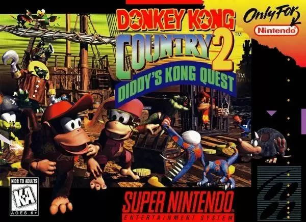 Super Famicom Games - Donkey Kong Country 2: Diddy\'s Kong Quest