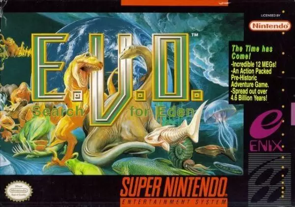 Super Famicom Games - E.V.O.: Search for Eden