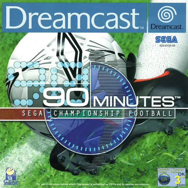 Jeux Dreamcast - 90 Minutes: Sega Championship Football