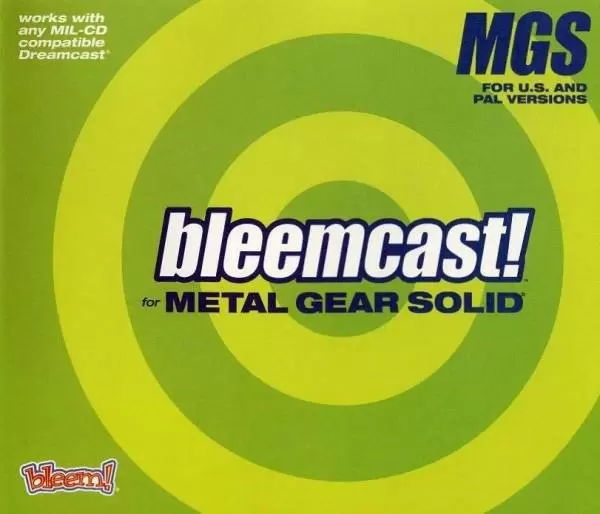 Jeux Dreamcast - bleemcast! Metal Gear Solid