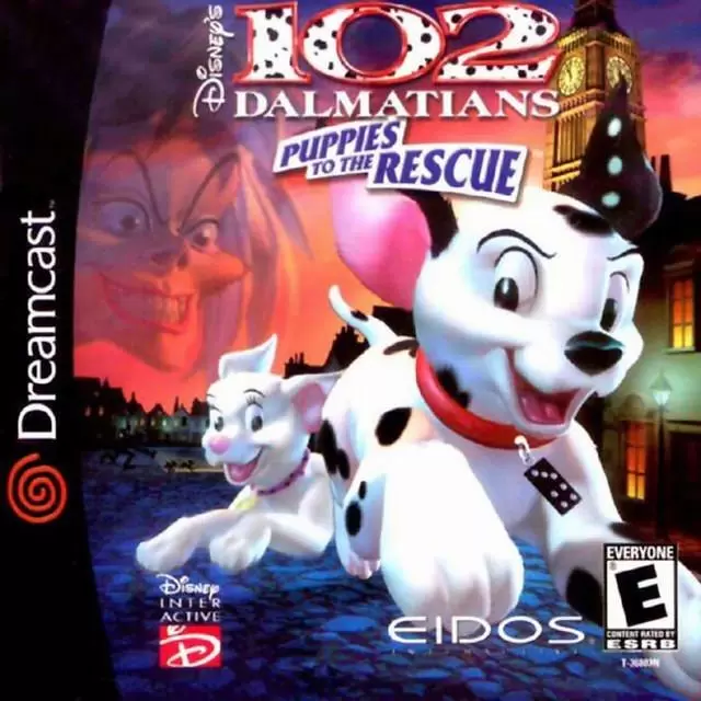 Jeux Dreamcast - Disney\'s 102 Dalmatians: Puppies to the Rescue