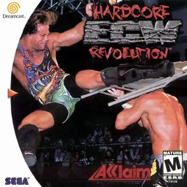 Jeux Dreamcast - ECW Hardcore Revolution