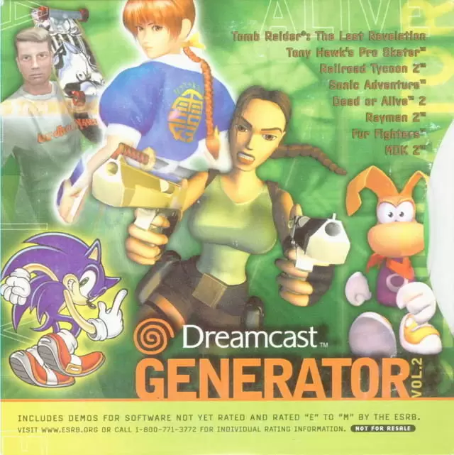 Dreamcast Games - Generator Demo Disc Vol. 2