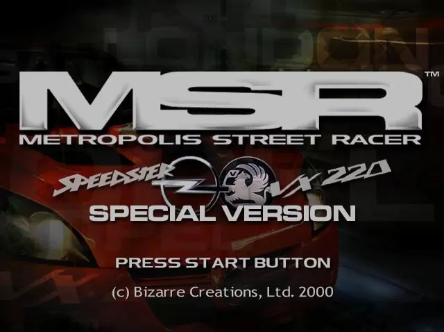 Jeux Dreamcast - Metropolis Street Racer: Opel Challenge