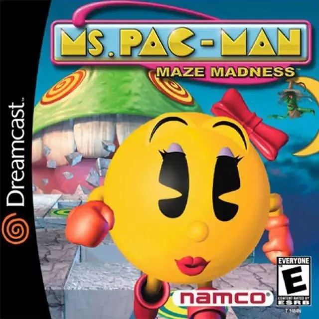 Dreamcast Games - Ms. Pac-Man Maze Madness
