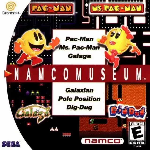 Jeux Dreamcast - Namco Museum