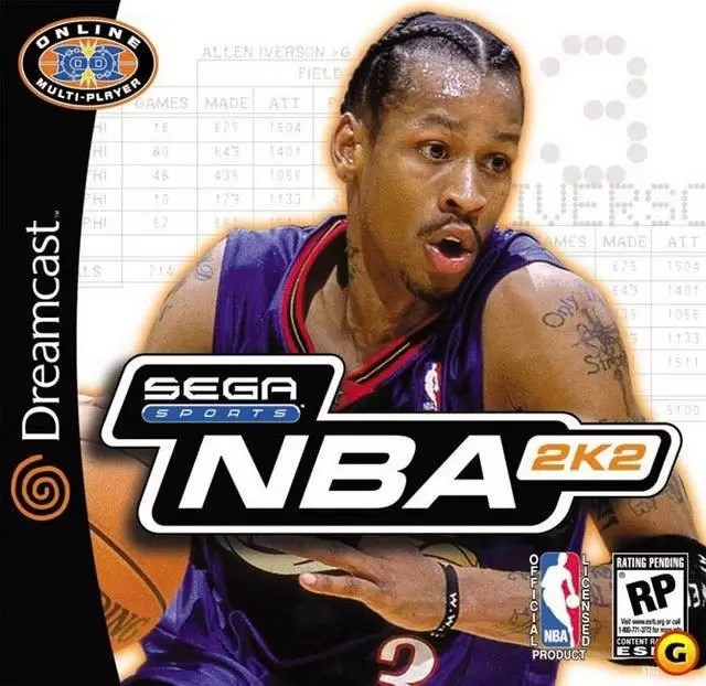 Jeux Dreamcast - NBA 2K2