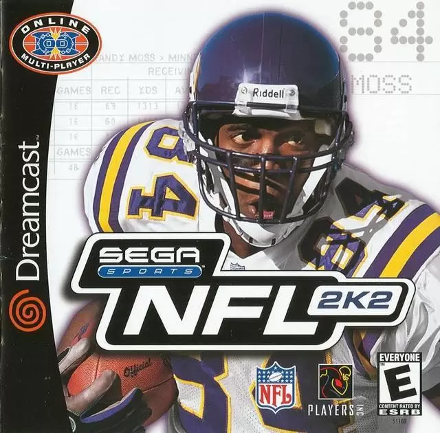 Jeux Dreamcast - NFL 2K2