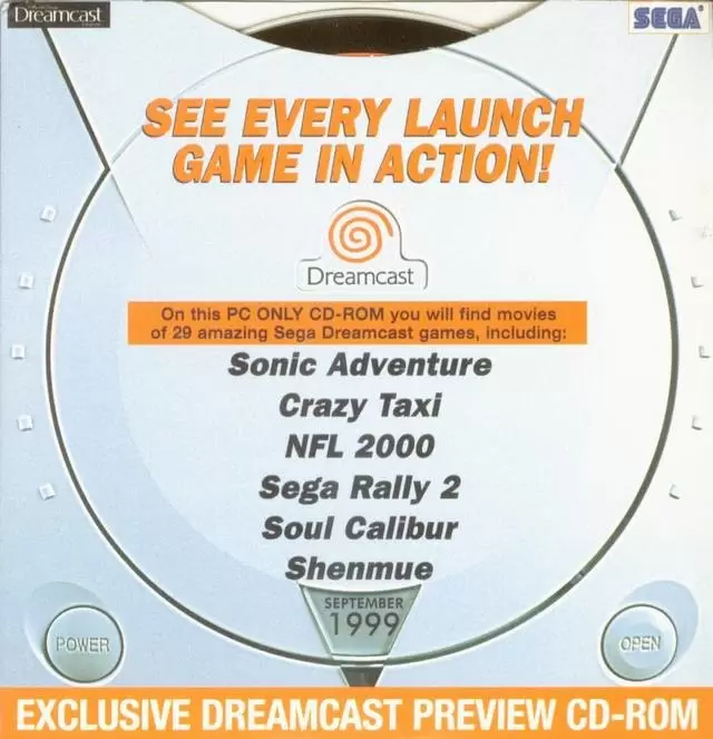 Jeux Dreamcast - Official Dreamcast Magazine #1