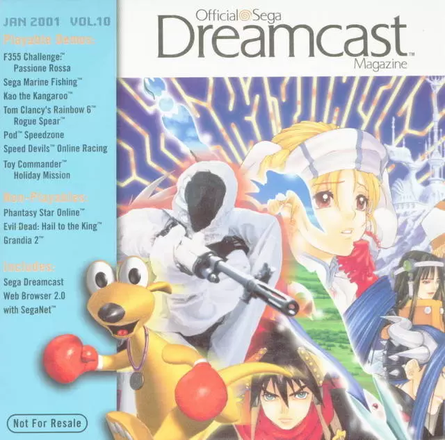 Jeux Dreamcast - Official Dreamcast Magazine #10
