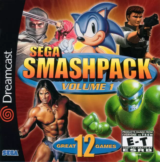 Dreamcast Games - Sega Smash Pack Volume 1