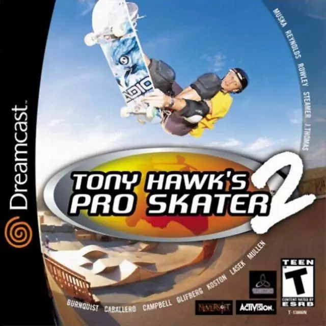 Jeux Dreamcast - Tony Hawk\'s Pro Skater 2