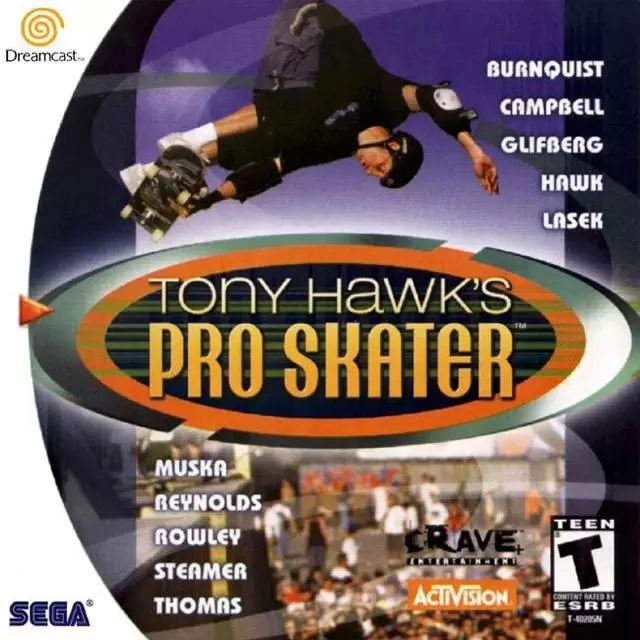 Dreamcast Games - Tony Hawk\'s Pro Skater