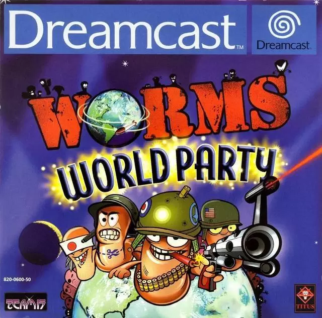 Dreamcast Games - Worms World Party
