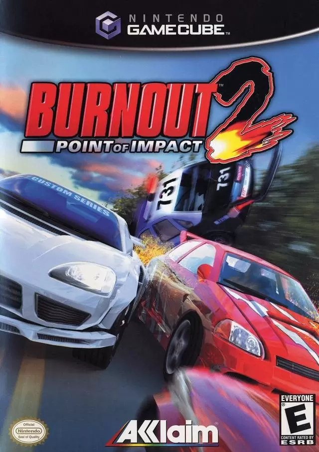Nintendo Gamecube Games - Burnout 2: Point of Impact