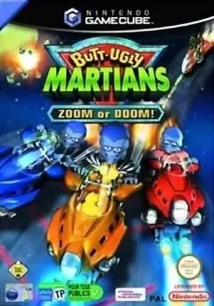 Jeux Gamecube - Butt-Ugly Martians: Zoom or Doom!