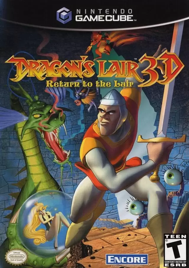 Nintendo Gamecube Games - Dragon\'s Lair 3D: Return to the Lair