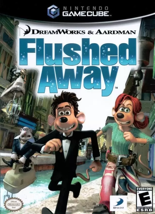 Nintendo Gamecube Games - DreamWorks & Aardman Flushed Away
