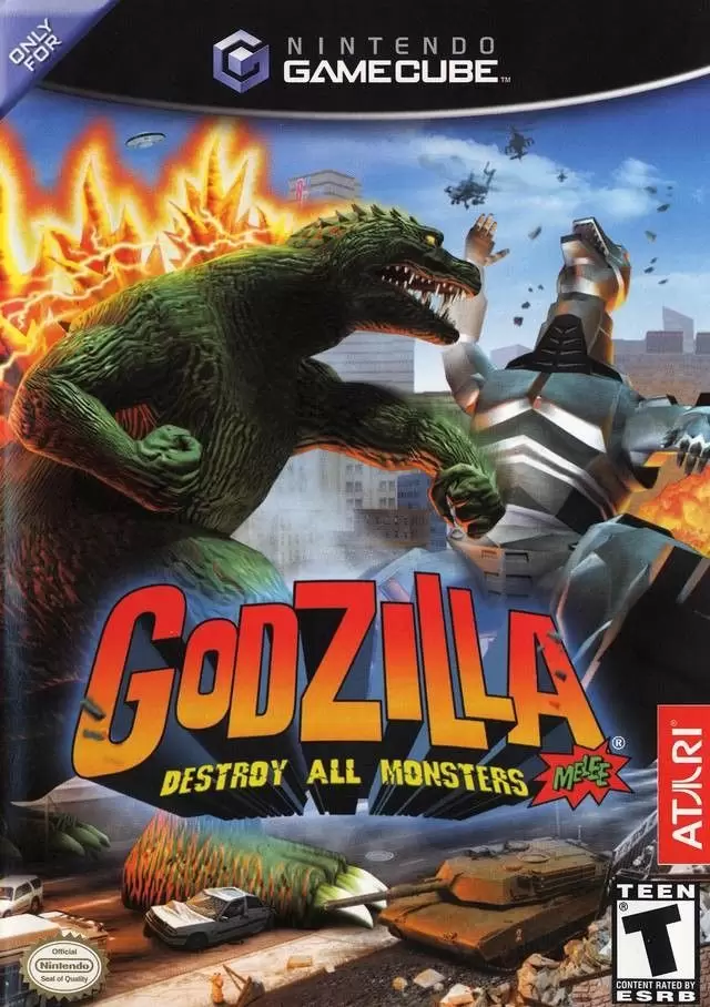 Jeux Gamecube - Godzilla: Destroy All Monsters Melee