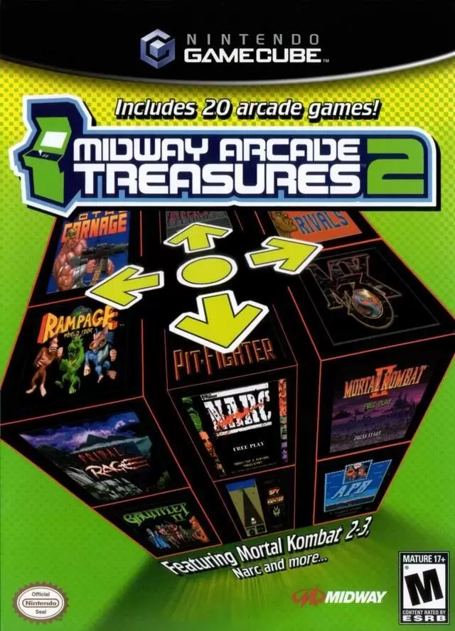 Nintendo Gamecube Games - Midway Arcade Treasures 2