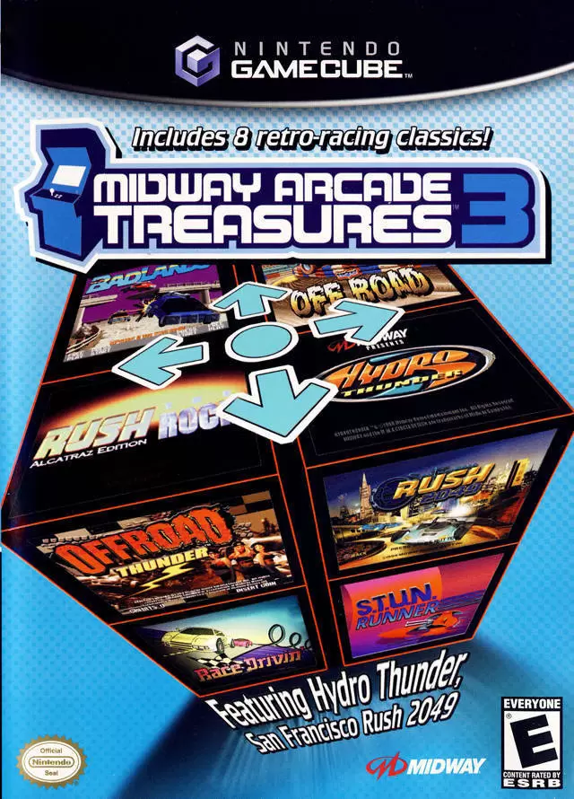 Nintendo Gamecube Games - Midway Arcade Treasures 3
