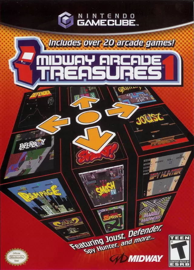 Nintendo Gamecube Games - Midway Arcade Treasures