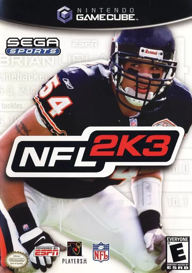 Nintendo Gamecube Games - NFL 2K3