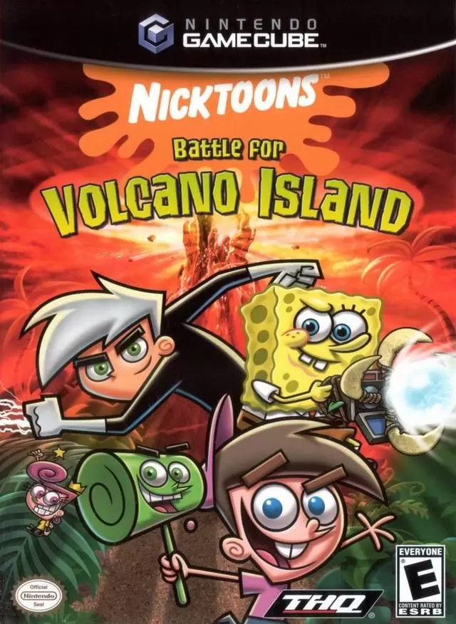 Jeux Gamecube - Nicktoons: Battle for Volcano Island