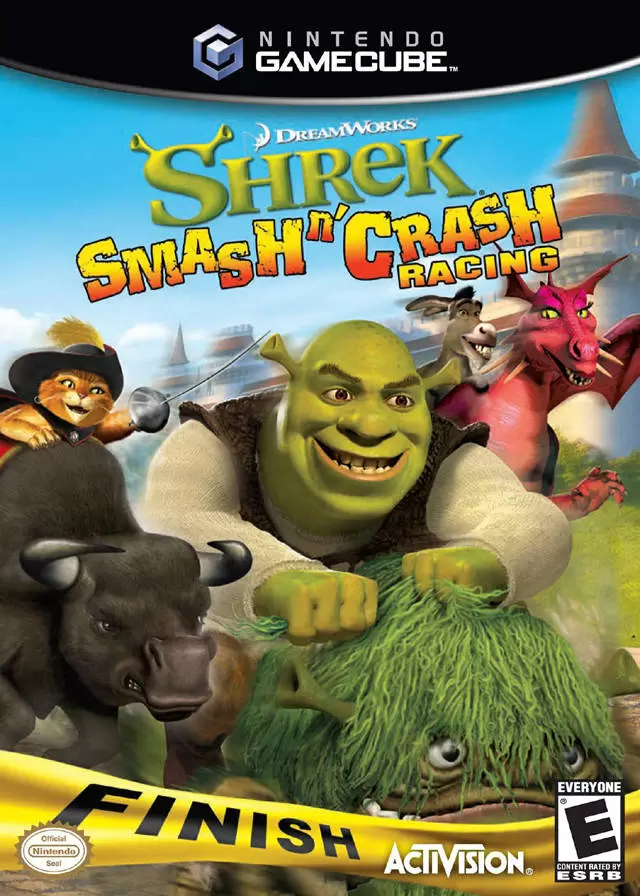 Jeux Gamecube - Shrek Smash n\' Crash Racing