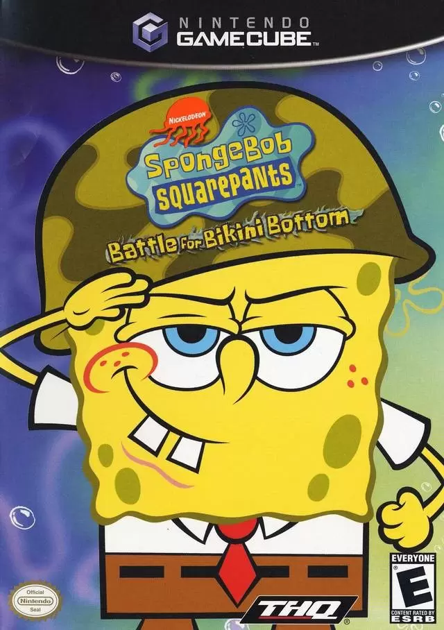 Nintendo Gamecube Games - SpongeBob SquarePants: Battle for Bikini Bottom