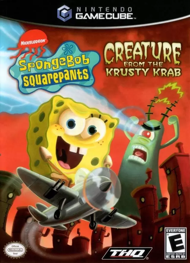 Nintendo Gamecube Games - SpongeBob SquarePants: Creature from the Krusty Krab
