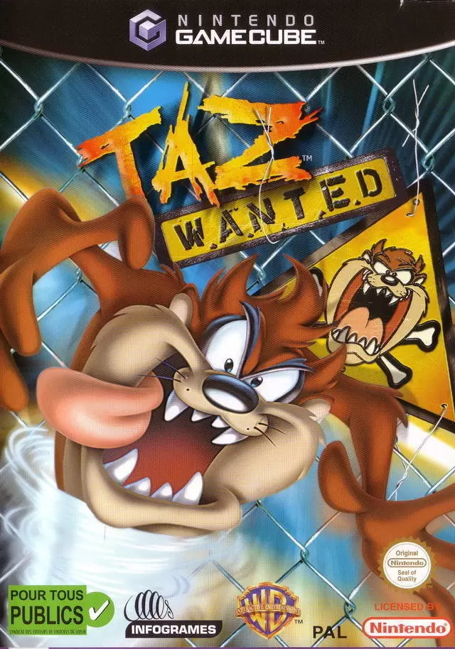 Nintendo Gamecube Games - Taz Wanted