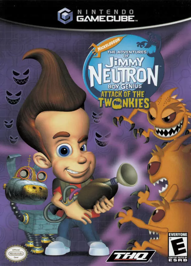 Jeux Gamecube - The Adventures of Jimmy Neutron Boy Genius: Attack of the Twonkies