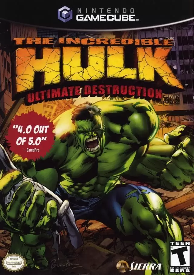 Nintendo Gamecube Games - The Incredible Hulk: Ultimate Destruction