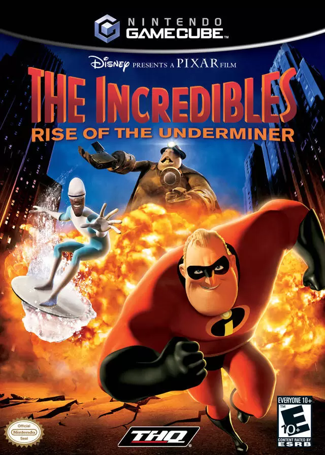 Nintendo Gamecube Games - The Incredibles: Rise of the Underminer