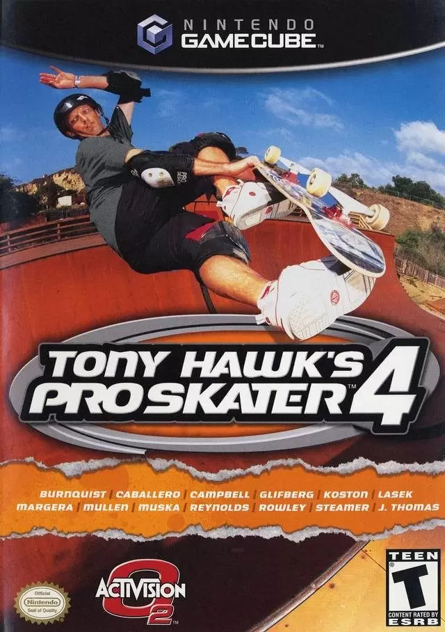 Nintendo Gamecube Games - Tony Hawk\'s Pro Skater 4