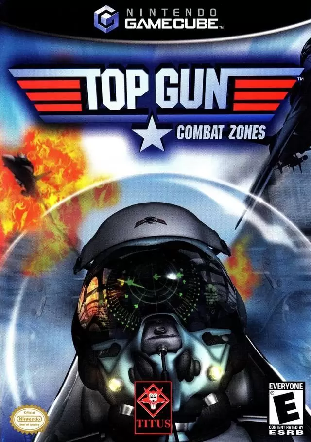 Nintendo Gamecube Games - Top Gun: Combat Zones