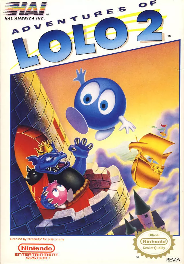 Jeux Nintendo NES - Adventures of Lolo 2