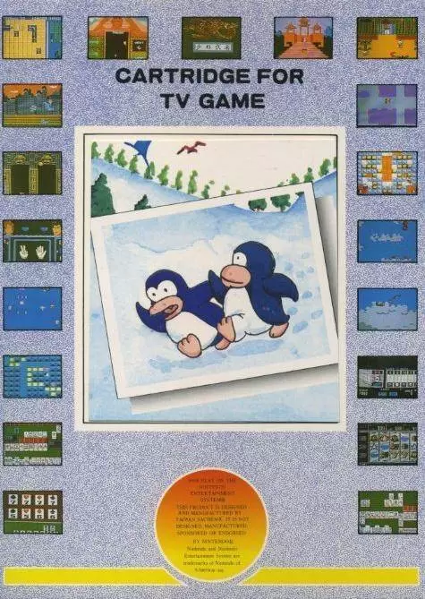 Jeux Nintendo NES - Arctic Adventure - Penguin & Seal