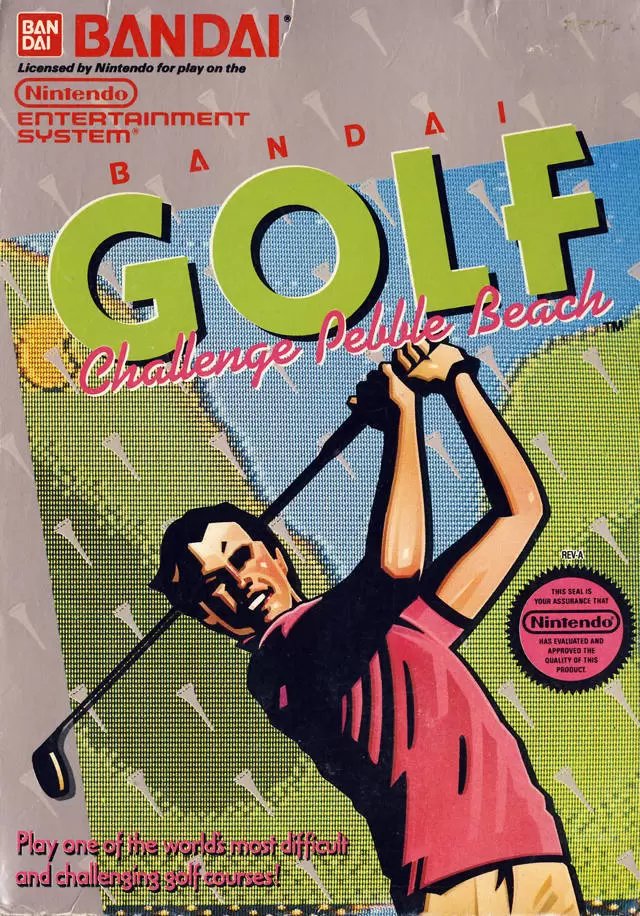Nintendo NES - Bandai Golf - Challenge Pebble Beach