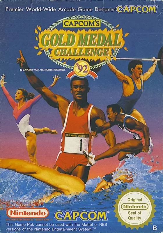 Nintendo NES - Capcom\'s Gold Medal Challenge \'92