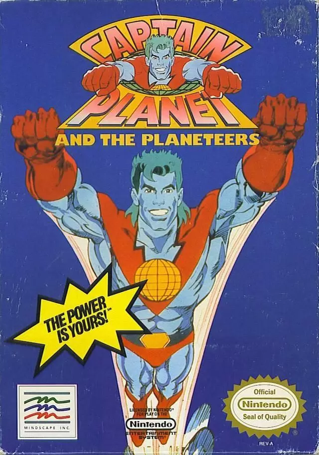 Nintendo NES - Captain Planet and the Planeteers