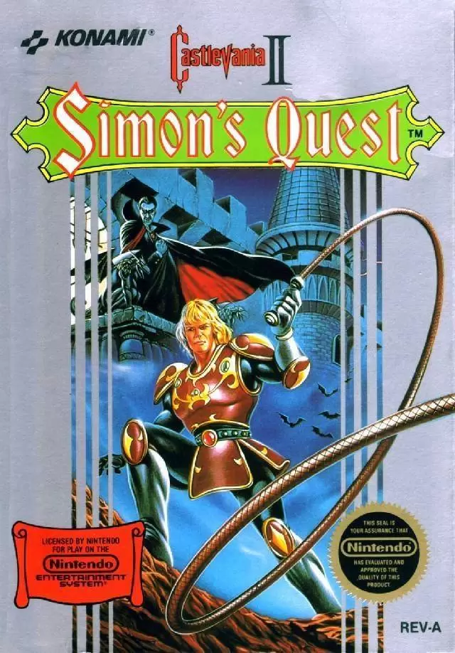 Jeux Nintendo NES - Castlevania II - Simon\'s Quest