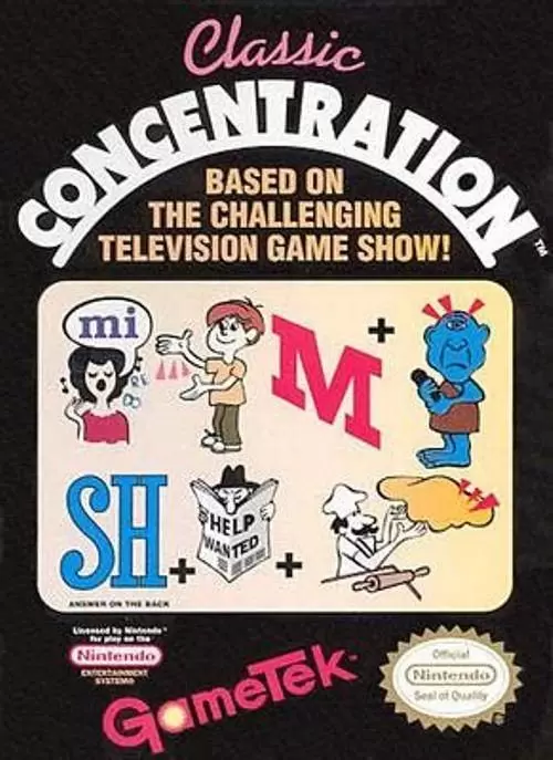 Jeux Nintendo NES - Classic Concentration