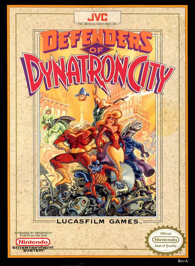 Jeux Nintendo NES - Defenders of Dynatron City