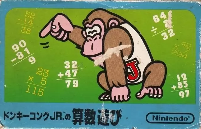 Jeux Nintendo NES - Donkey Kong Jr. Math