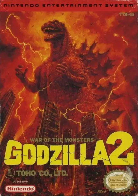 Nintendo NES - Godzilla 2 - War of the Monsters