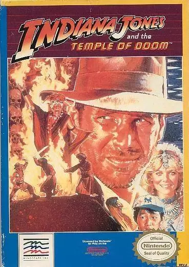 Nintendo NES - Indiana Jones and the Temple of Doom
